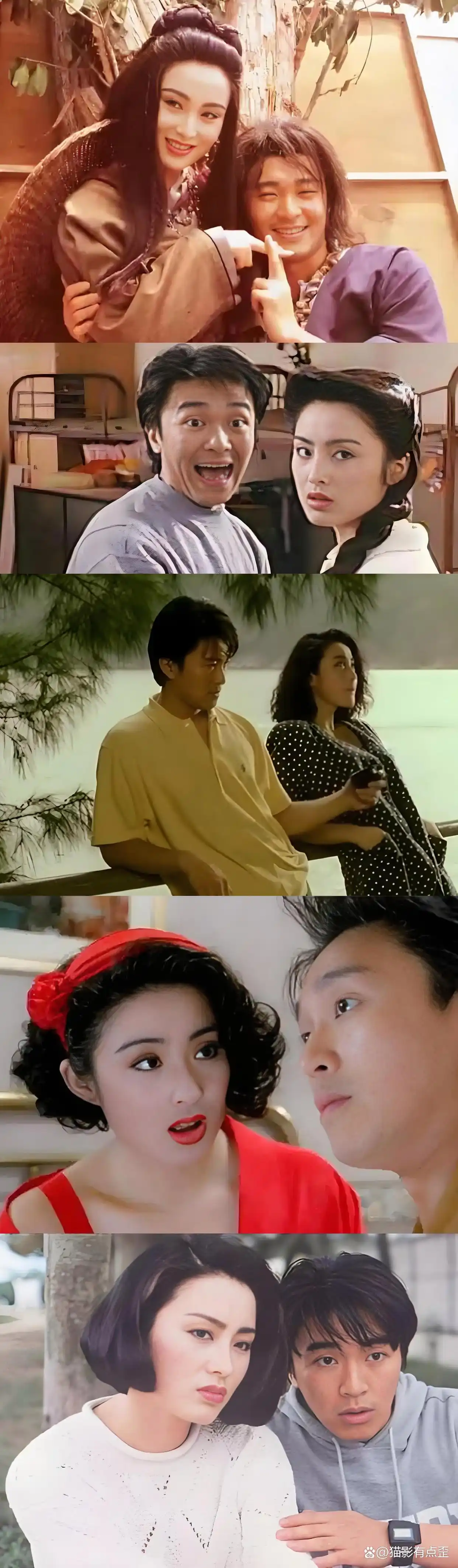 合作13次！周星驰最默契星女郎，网友票选力压朱茵夺冠